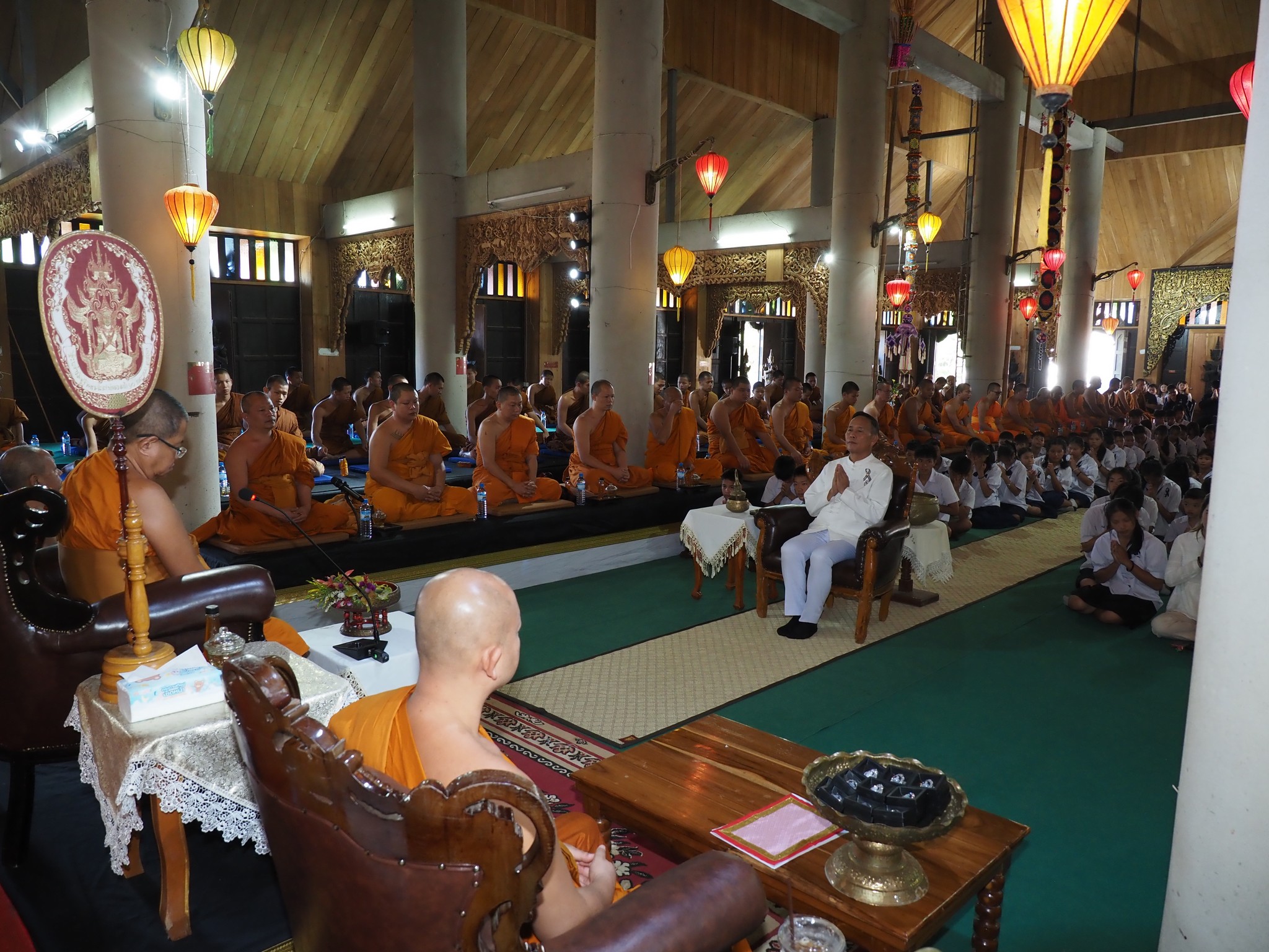 รองผู้ว่าราชการจังหวัดแม่ฮ่องสอน เป็นประธานพิธีบำเพ็ญกุศลและเจริญจิตภาวนาเพื่อถวายเป็นพระราชกุศลแด่ สมเด็จพระนางเจ้าสิริกิติ์ พระบรมราชินีนาถ พระบรมราชชนนีพันปีหลวง