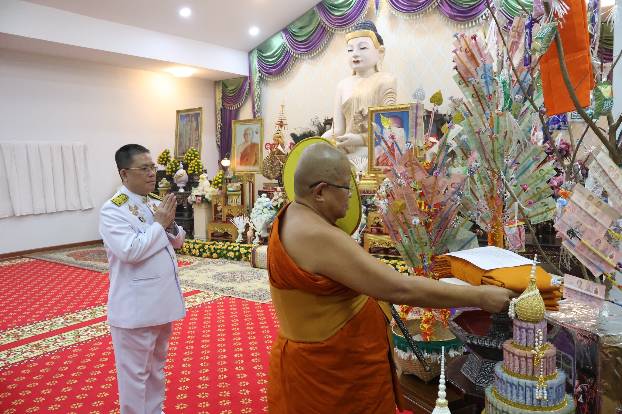 จังหวัดแม่ฮ่องสอน จัดพิธีทอดผ้าป่าสมทบกองทุนพัฒนาเด็กชนบท ในพระราชูปถัมภ์สมเด็จพระเทพรัตนราชสุดาฯ สยามบรมราชกุมารี&nbsp;