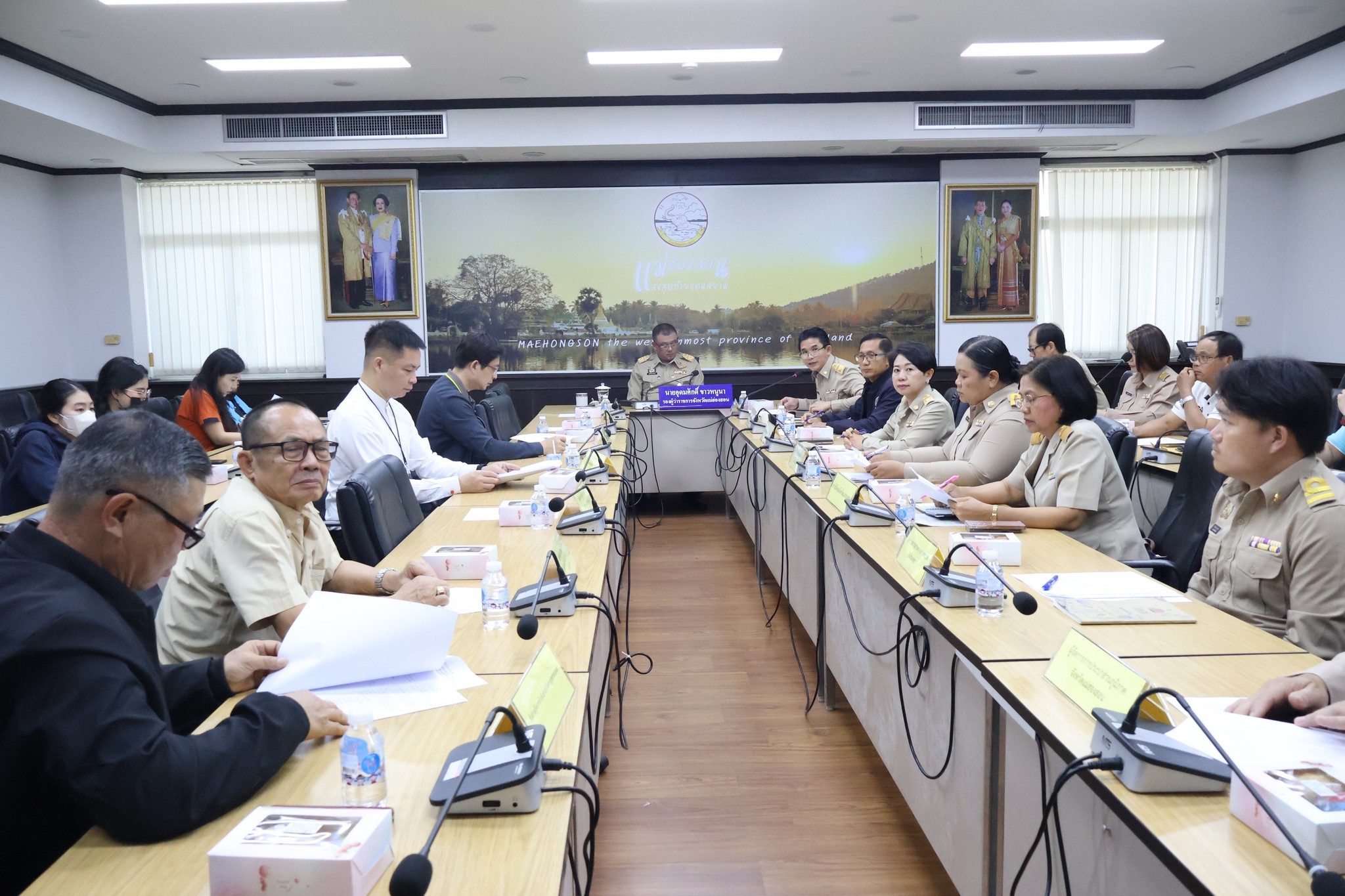 จังหวัดแม่ฮ่องสอน จัดการประชุมการจัดงานวันแรงงานแห่งชาติจังหวัดแม่ฮ่องสอน ประจำปี 2569 และวันความปลอดภัยในการทำงานแห่งชาติจังหวัดแม่ฮ่องสอน ประจำปี 2569&nbsp;