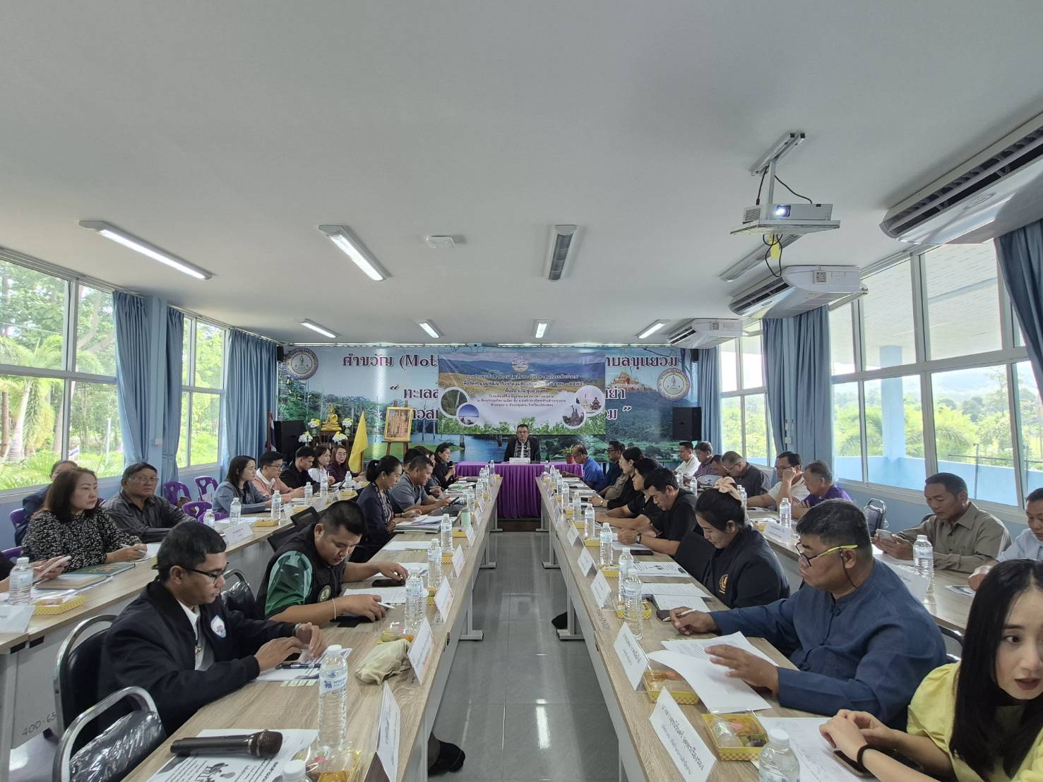 รองผู้ว่าราชการจังหวัดแม่ฮ่องสอน เป็นประธานการประชุมรับฟังความคิดเห็นของประชาชนในระดับอำเภอ เพื่อจัดทำแผนพัฒนาจังหวัดแม่ฮ่องสอน ปี พ.ศ.2571-2575 ณ อำเภอขุนยวม จังหวัดแม่ฮ่องสอน