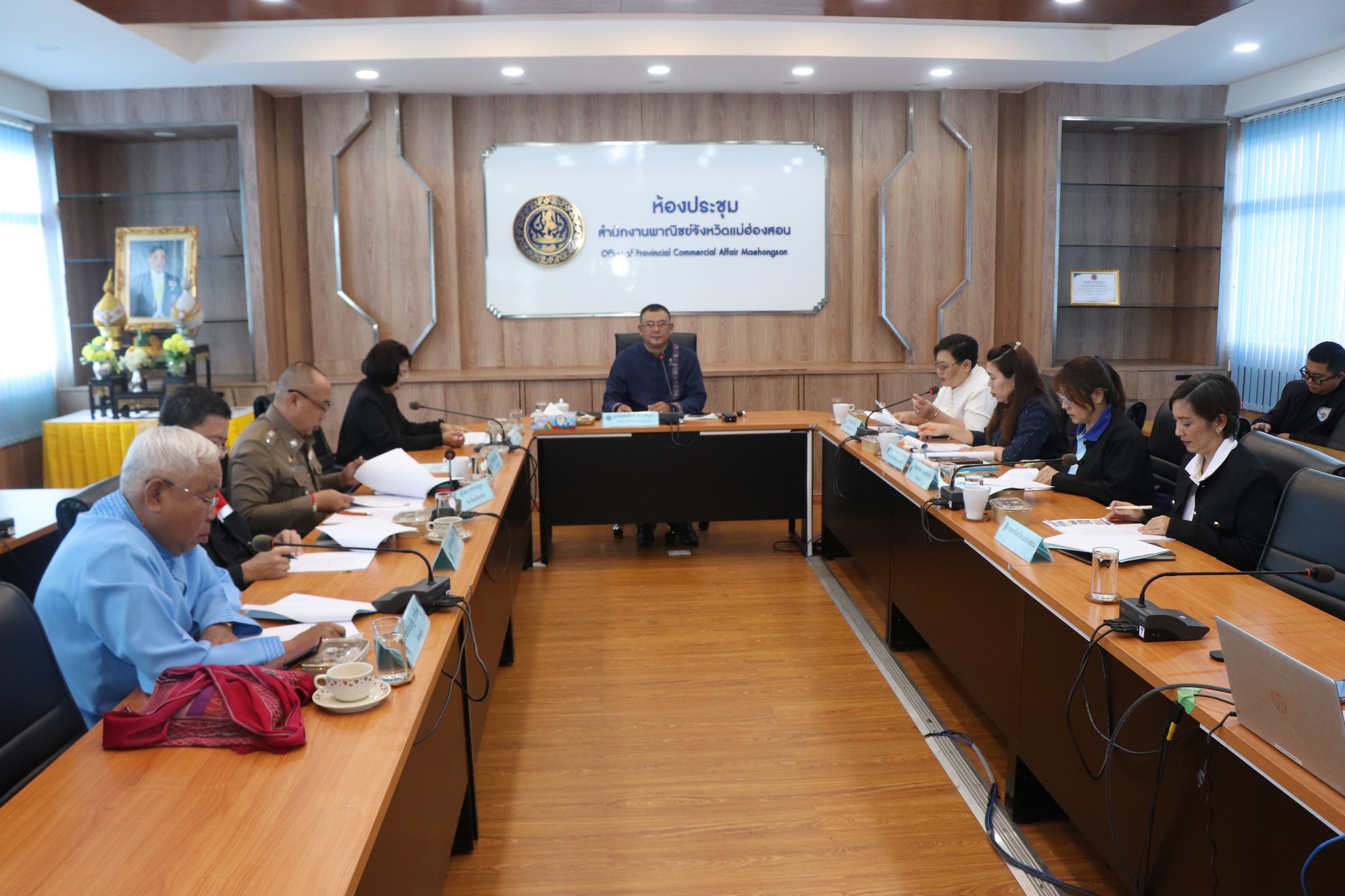 จังหวัดแม่ฮ่องสอน ประชุมคณะกรรมการส่วนจังหวัดว่าด้วยราคาสินค้าและบริการ จังหวัดแม่ฮ่องสอน (กจร.) ครั้งที่ 1/2569